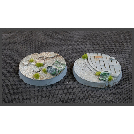 Socle GamersGrass Urban Warfare, Rond 40mm (x5) aupetitbunker reims