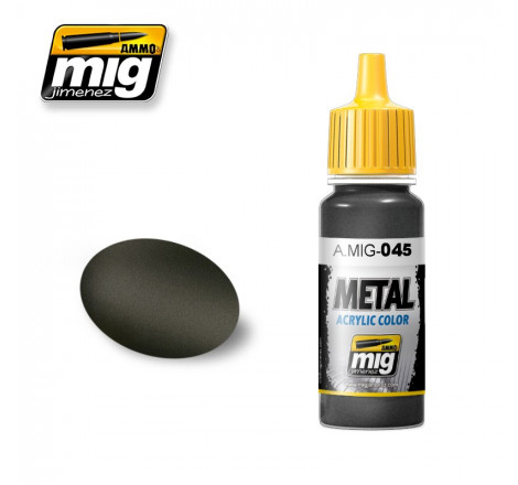 Peinture acrylique Ammo Metal Gunmetal A.MIG-0045