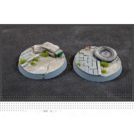 Socle GamersGrass Urban Warfare, Rond 40mm (x5) aupetitbunker reims