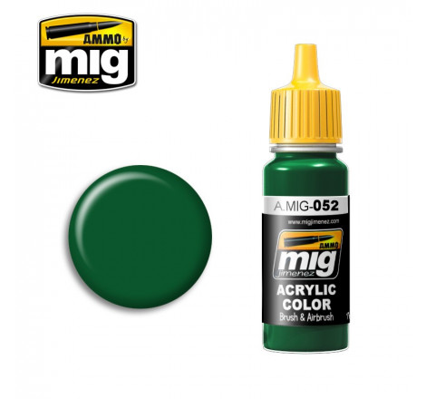 Peinture acrylique Ammo Deep Green A.MIG-0052