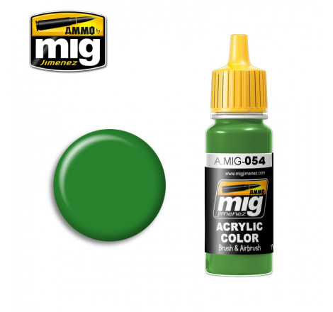 Peinture acrylique Ammo Signal Green A.MIG-0054