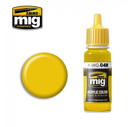Peinture acrylique Ammo Yellow A.MIG-0048