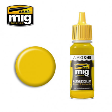 Peinture acrylique Ammo Yellow A.MIG-0048