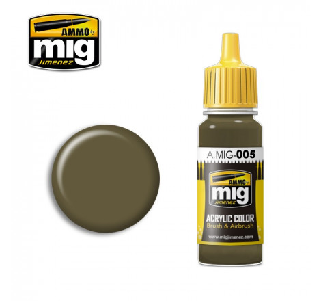 Ammo® Peinture acrylique RAL 7008 Graugrün A.MIG-0005