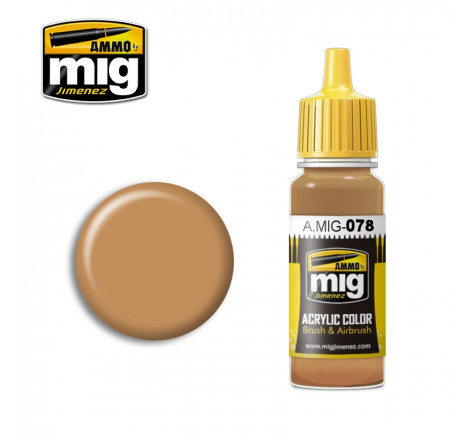 Peinture acrylique Ammo Ochre Earth A.MIG-0078