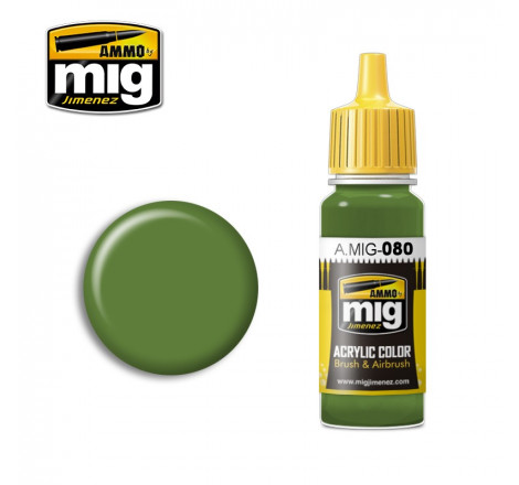 Peinture acrylique Ammo Bright Green A.MIG-0080