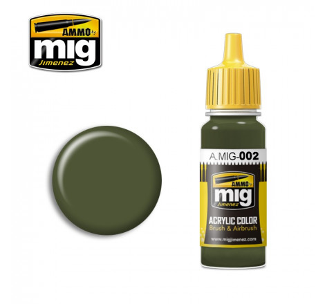 Ammo® Peinture acrylique RAL 6003 Olivgrün opt.2 A.MIG-0002