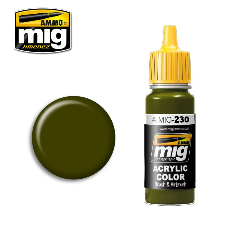 Peinture acrylique Ammo RLM 82 Camo Green A.MIG-0230