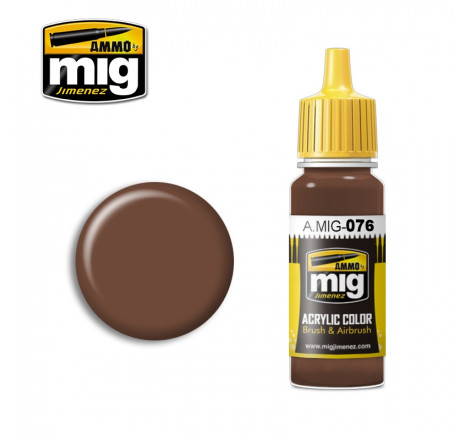 Peinture acrylique Ammo Brown Soil A.MIG-0076