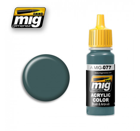 Peinture acrylique Ammo Dull Green A.MIG-0077