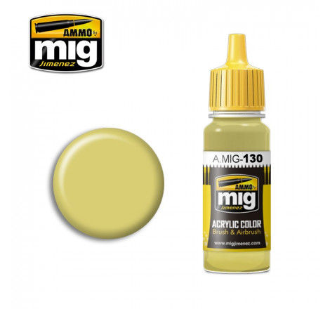 Peinture acrylique Ammo Faded Yellow A.MIG-0130