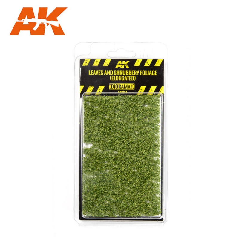 Flocage diorama AK feuilles et feuillage allongés (arbuste) AK8144