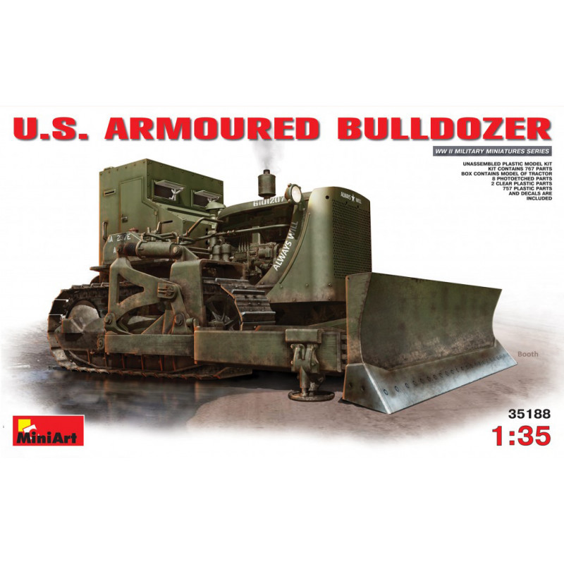 MiniArt US Armoured Bulldozer 1:35