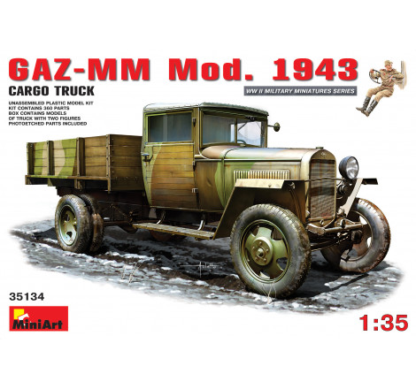 MiniArt Camion soviétique Gaz-MM modèle 1943 1:35