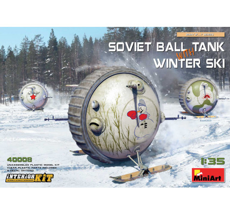 MiniArt Soviet Ball Tank + Winter Ski 1:35 référence 40008