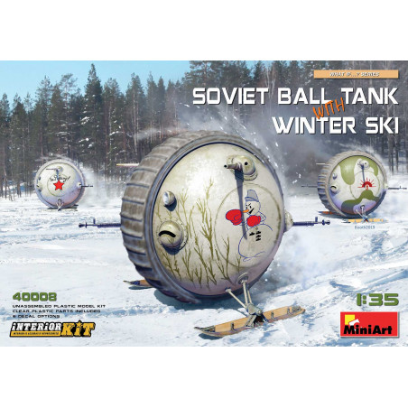 MiniArt Soviet Ball Tank + Winter Ski 1:35 référence 40008