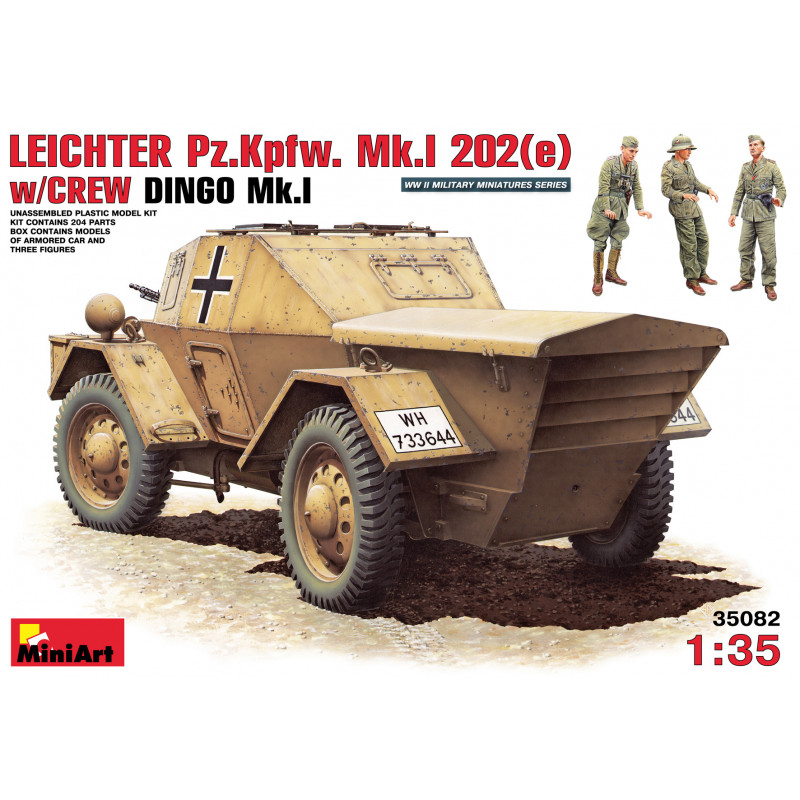 MiniArt Leichter Pz.Kpfw. MK1 202(e) Dingo MK1 1:35 référence 35082