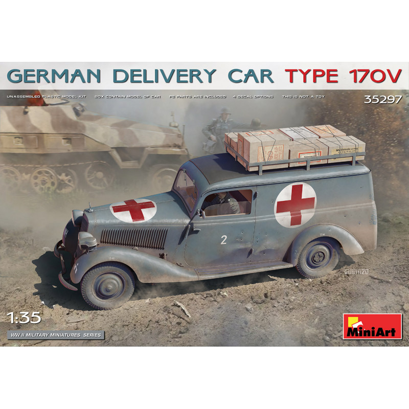 MiniArt German Delivery Car Type 170V 1:35 référence 35297