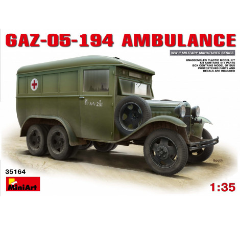 MiniArt GAZ-05-194 Ambulance 1:35 référence 35164