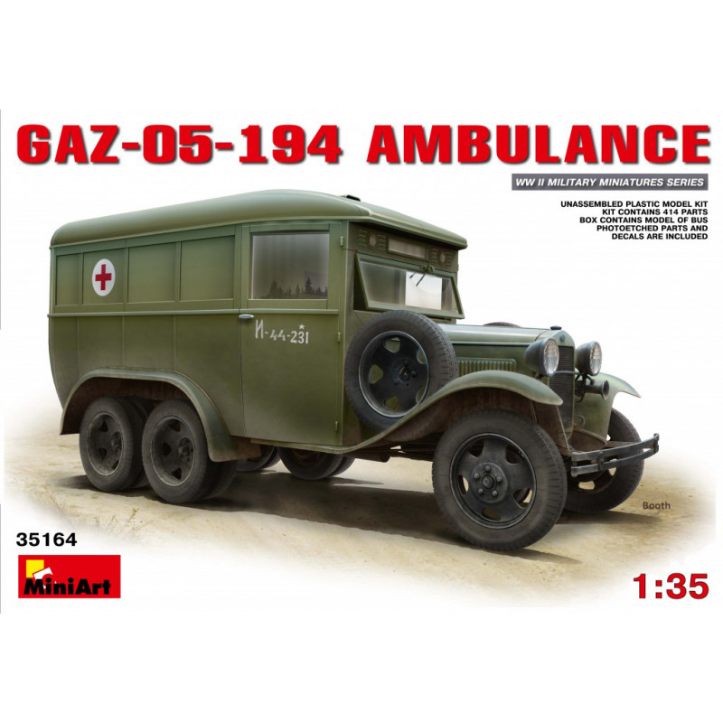 MiniArt GAZ-05-194 Ambulance 1:35 référence 35164