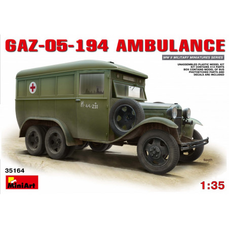 MiniArt GAZ-05-194 Ambulance 1:35 référence 35164