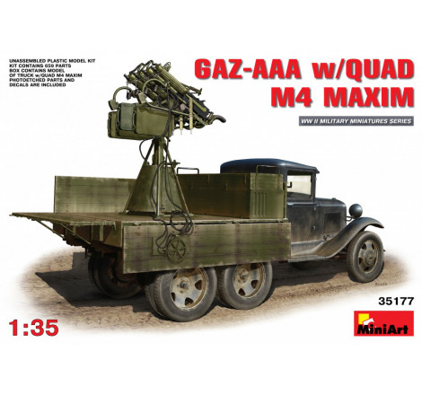 MiniArt GAZ-AA + Quad M4 Maxim 1:35 référence 35177