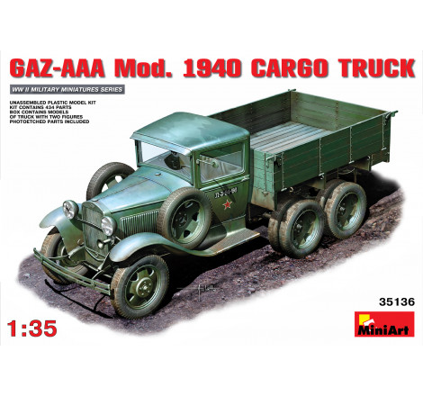 MiniArt Camion Soviétique Gaz-AAA modèle 1940 1:35 référence 35136