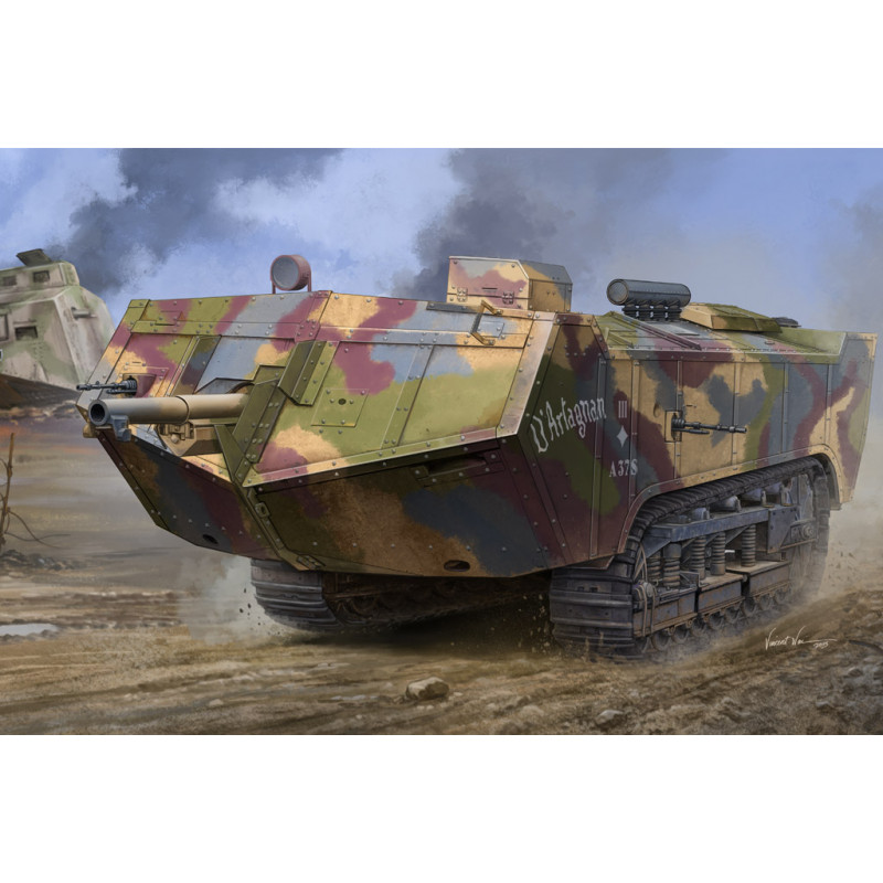 Hobby Boss® Maquette militaire char Français Saint-Charmond (late) 1:35 référence 83860