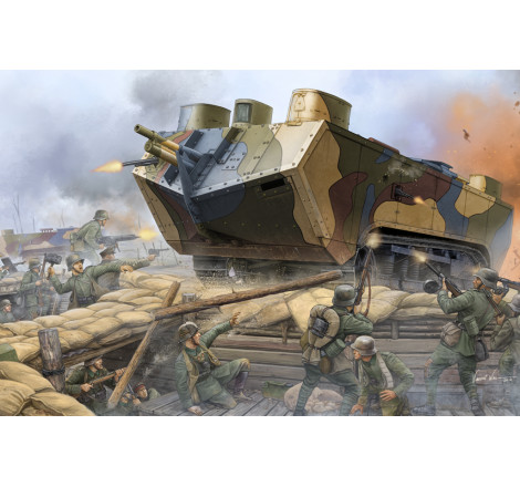 Hobby Boss Tank Français Saint-Charmond Heavy Tank (early) 1:35 référence 83858