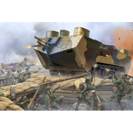 Hobby Boss Tank Français Saint-Charmond Heavy Tank (early) 1:35 référence 83858