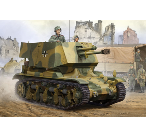 Hobby Boss Maquette 4.7m Pak(t) Sfl.auf Fgst. Pz.Kpfw.35 R 731(f) 1:35 référence 83807