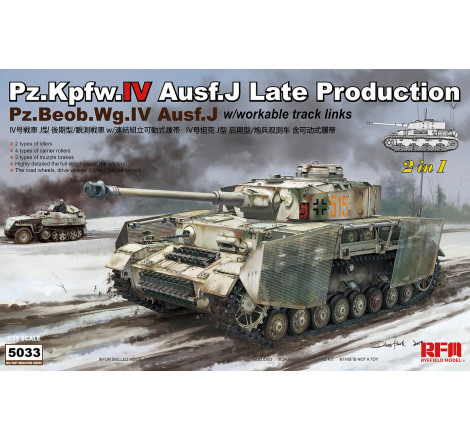 Ryefield Model Maquette Pz.Kpfw.IV Ausf.J (late production) 1:35 référence 5033