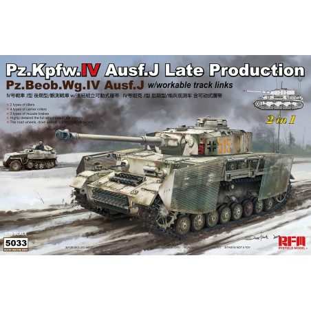 Ryefield Model Maquette Pz.Kpfw.IV Ausf.J (late production) 1:35 référence 5033