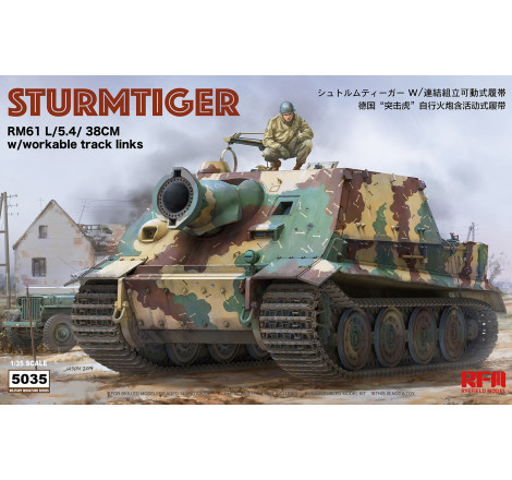 Ryefield Model Maquette Sturmtiger RM61 L/5.4 38CM 1:35 référence RFM5035