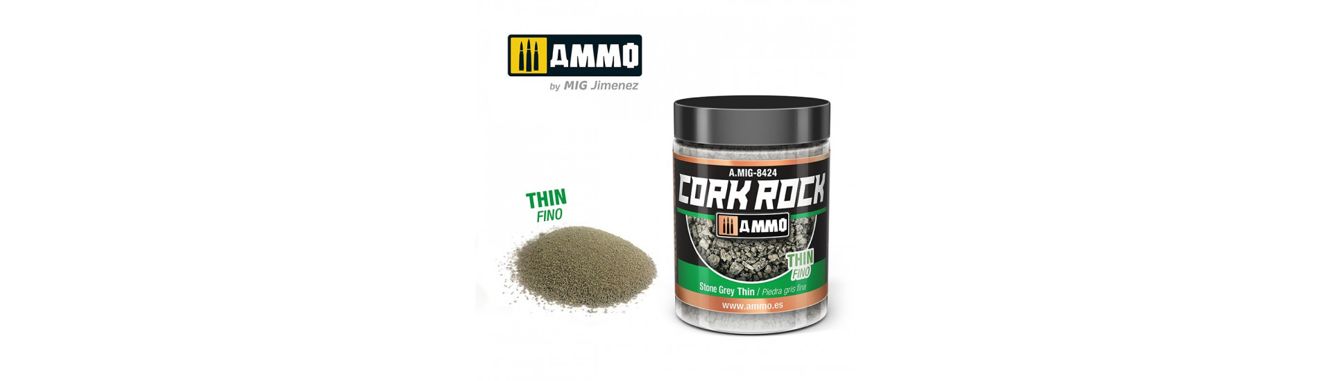 Cork Rock Ammo® pour diorama