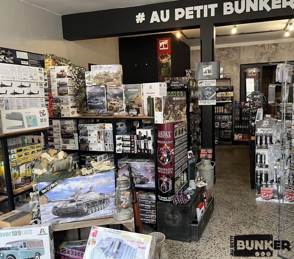 Magasin de maquettes militaires à Reims