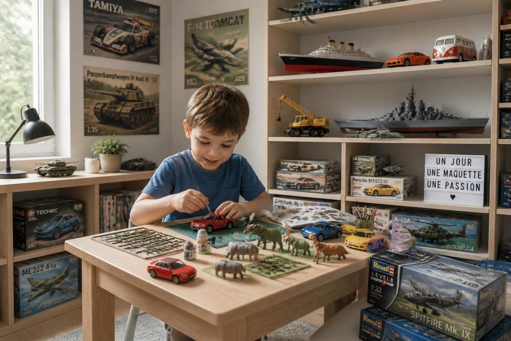 Initier un enfant au modélisme : maquettes et figurines adaptées par âge
