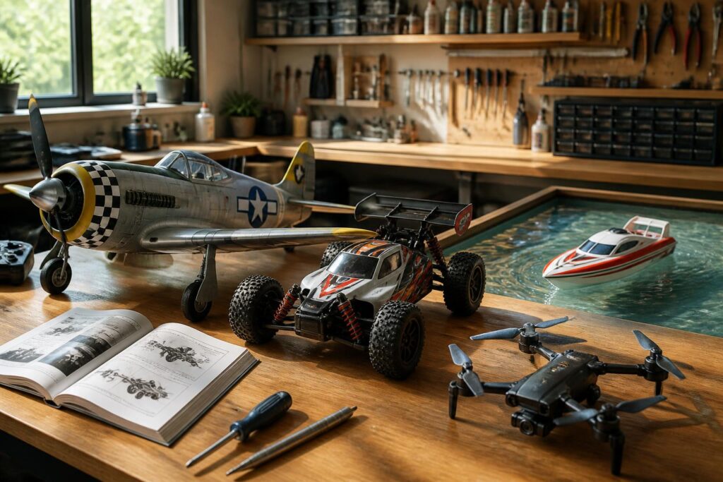 Modélisme RC : avions, voitures, bateaux et drones — par où commencer