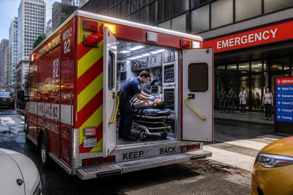 plongez dans ambulance life a paramedic simulator, une expérience immersive sur ps4, xbox et pc où vous incarnez un ambulancier paramédic en mission de sauvetage.