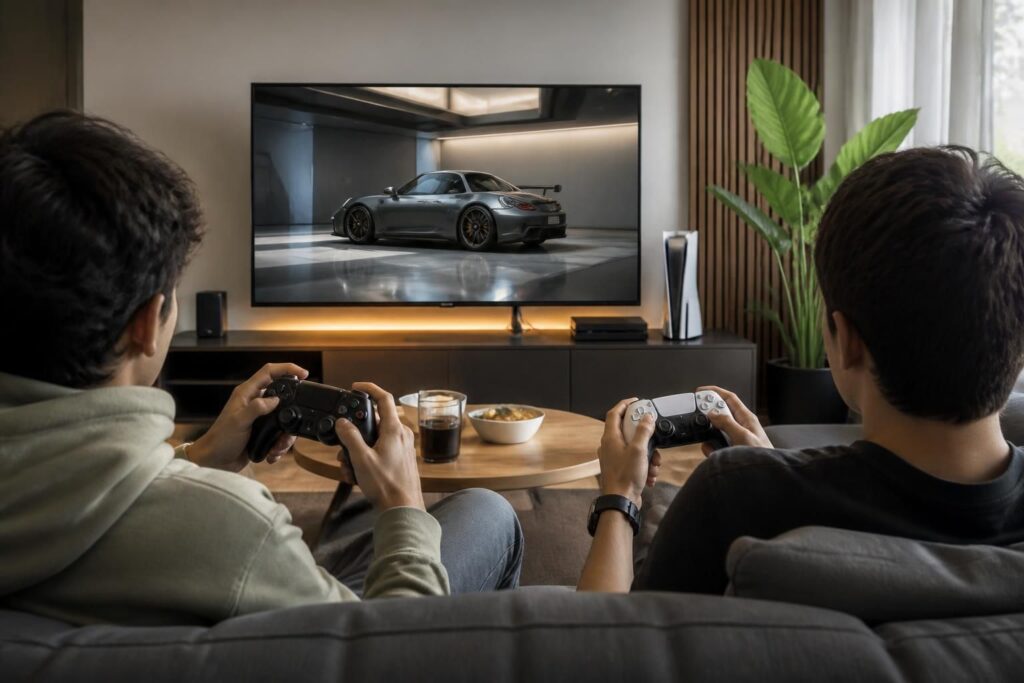 découvrez comment jouer à deux joueurs sur la même console ps4 ou ps5 dans gran turismo 7 avec notre guide simple et détaillé.