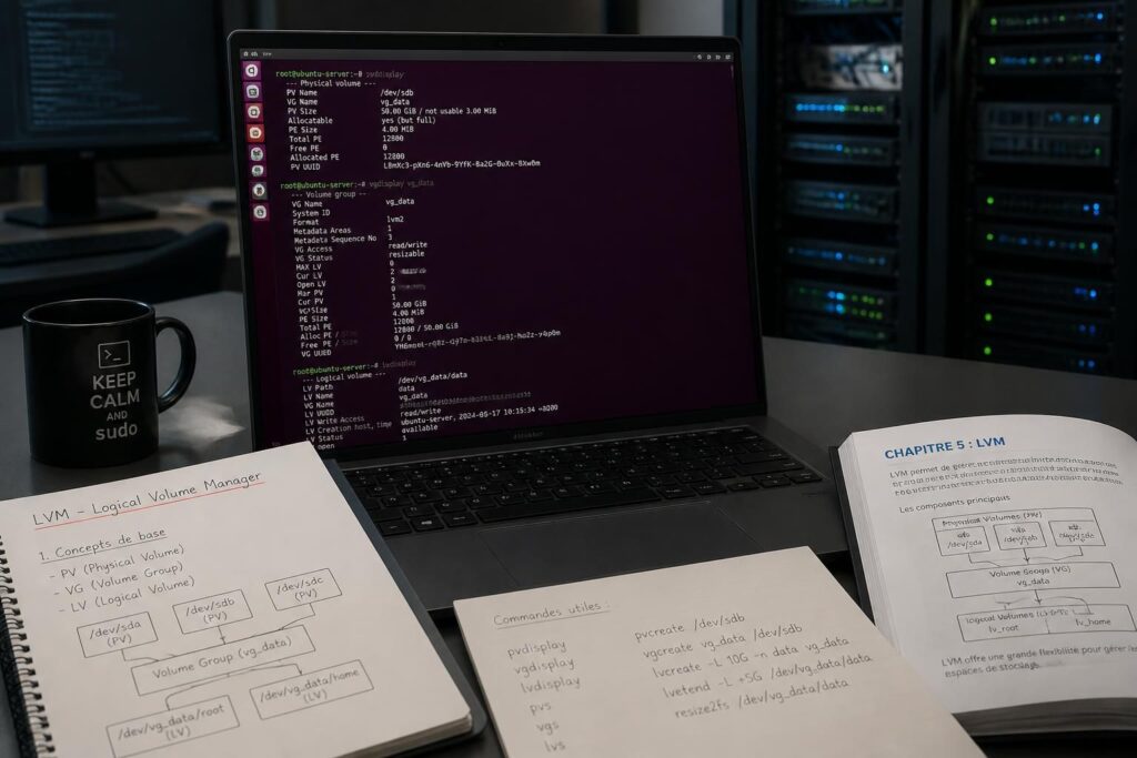 apprenez à installer et gérer lvm sur ubuntu grâce à ce tutoriel complet, conçu pour les débutants et les administrateurs de serveurs.