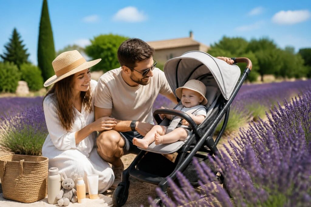 Vacances avec un bébé en France : conseils selon l’âge de 2 à 12 mois