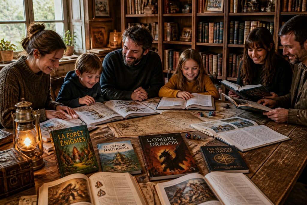 découvrez une sélection passionnante de livres dont vous êtes le héros, adaptés aux adultes et aux enfants, pour vivre des aventures interactives inoubliables.
