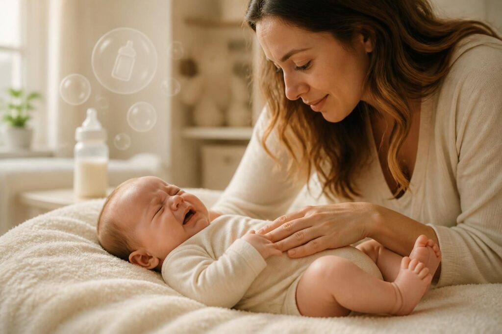 Bébé a mal au ventre : causes et solutions pour soulager gaz et douleurs
