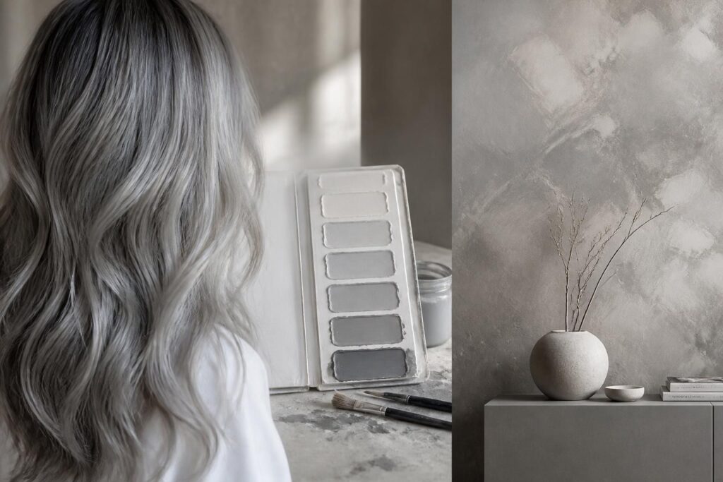 Gris perle couleur : nuances pour cheveux, peinture et décoration