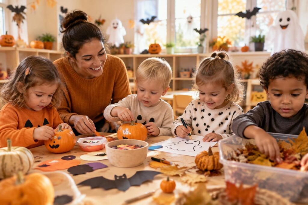 Activités Halloween pour enfants : idées ludiques pour maternelle et crèche