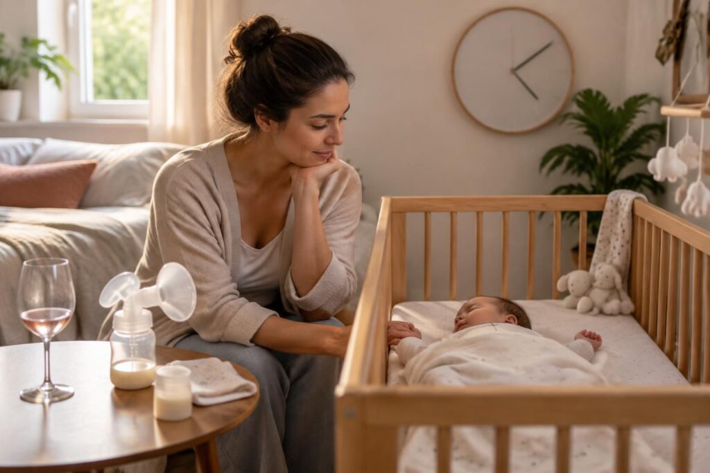 alcool et allaitement : découvrez les effets possibles sur bébé, le passage de l’alcool dans le lait et le temps d’attente recommandé avant la tétée.