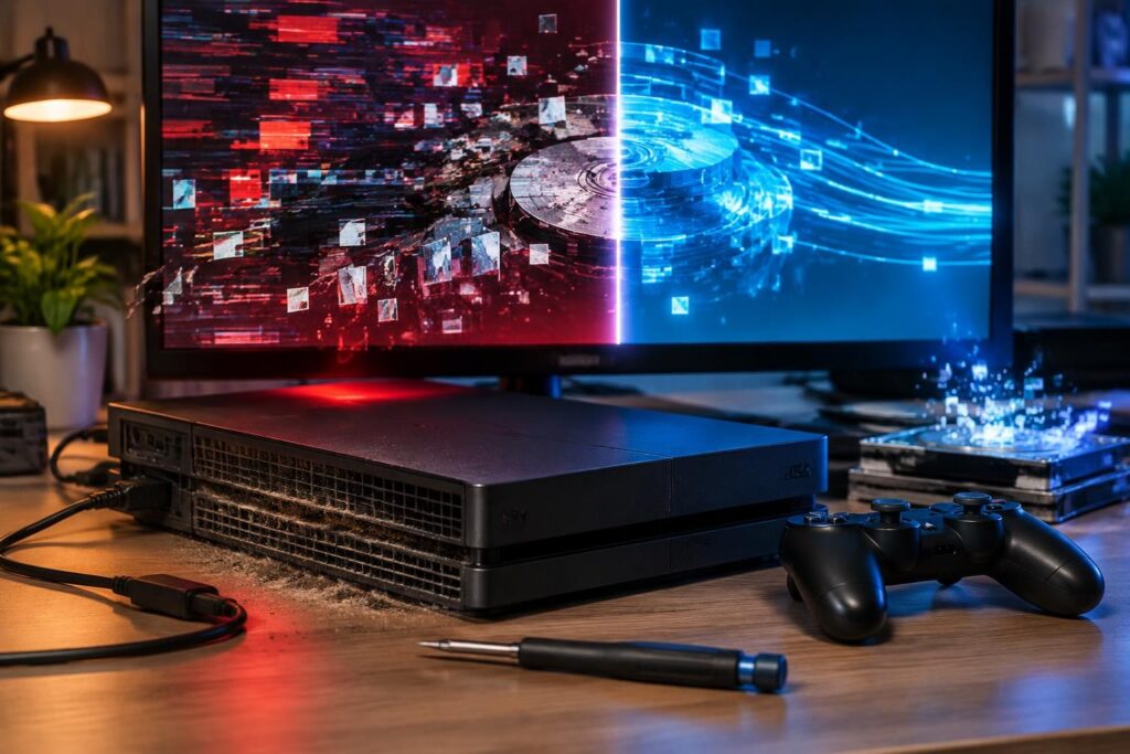 Base de donnée corrompue PS4 : causes, conséquences et solutions pratiques