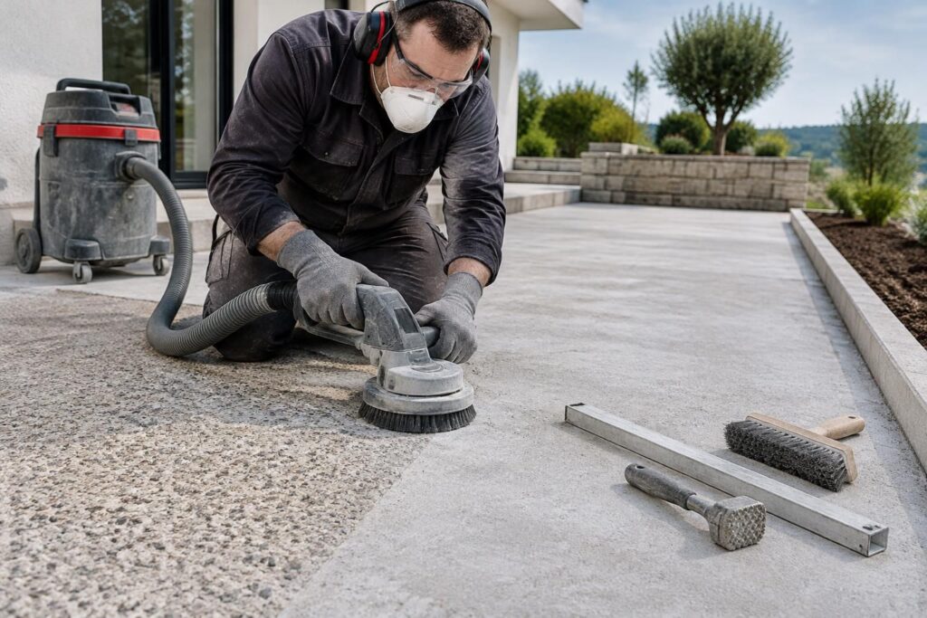 découvrez les techniques et outils de bouchardage du béton désactivé pour obtenir une finition régulière, esthétique et durable, sans abîmer la surface.